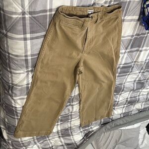 Madewell Tan Wide Leg Pants Versatile Style